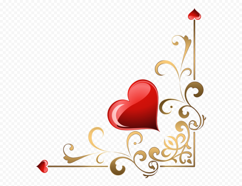 Heart, corner, love, text, heart