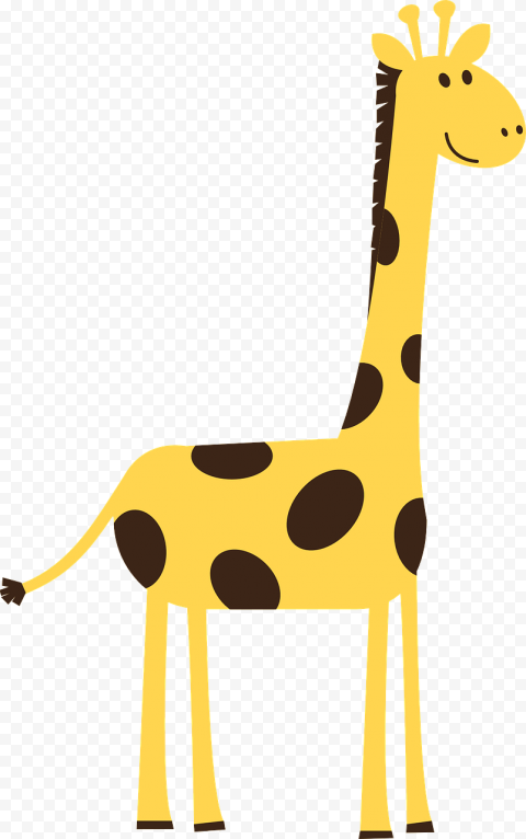 Giraffe Cartoon, giraffe, mammal, child, animals