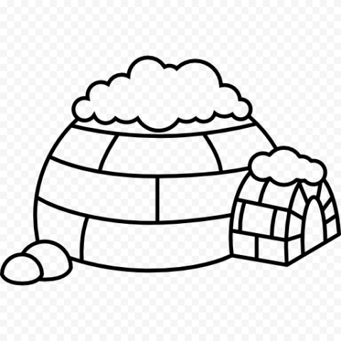 Igloo North Pole Computer Icons, igloo, white, building, hand