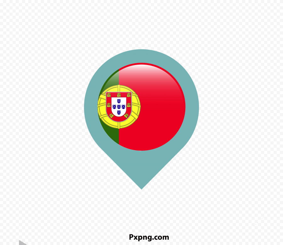 HD map pointer with Portugal Background Transparent PNG