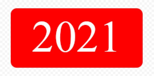 2021 year PNG HD