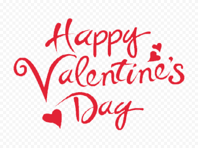 Happy Valentines Day Transparent
