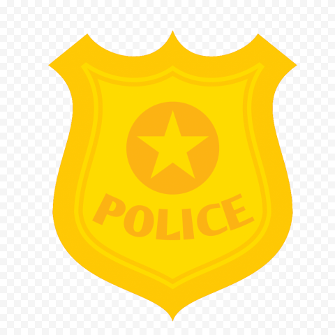 yellow Police badge art, Police officer Cartoon, Police badge material, people, orange