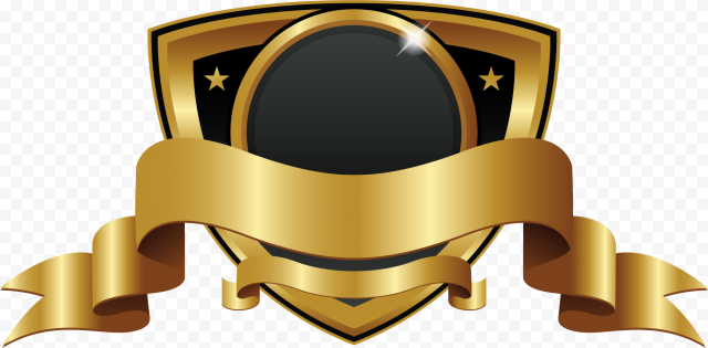 golden shield badge, golden, shield 
