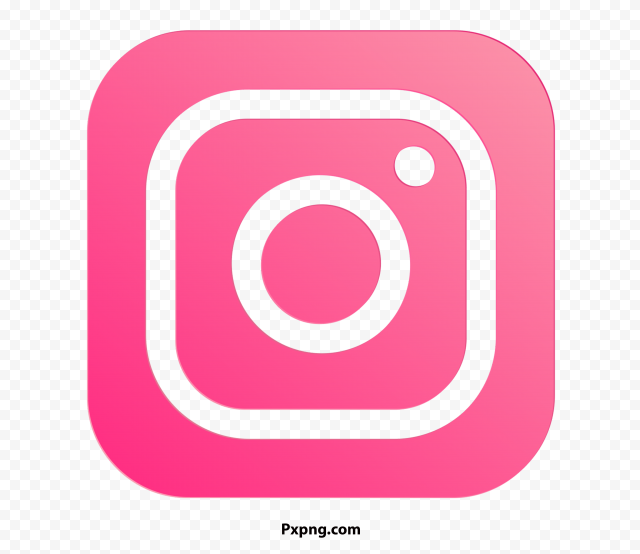 HD instagram icon with gradient pink PNG