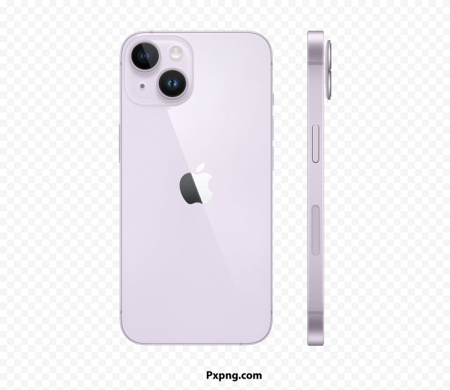 Download Image iPhone 14 Plus Purple Transparent background