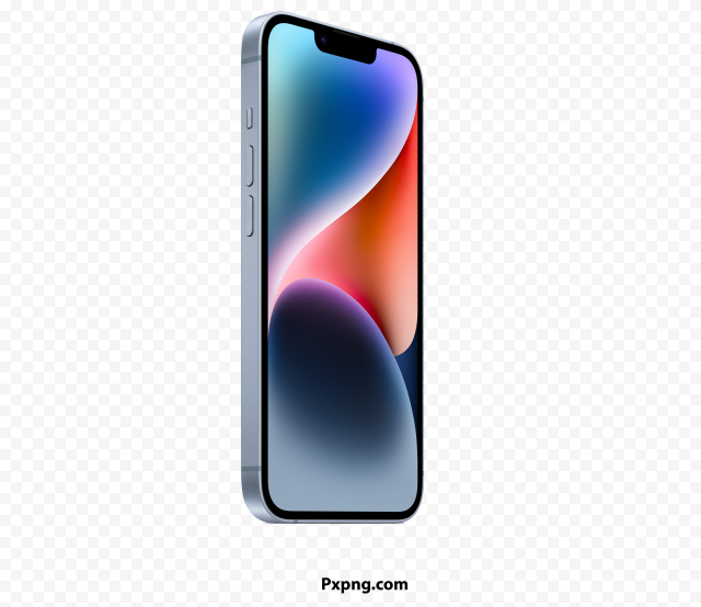 HD iPhone 14 Plus Blue PNG File
