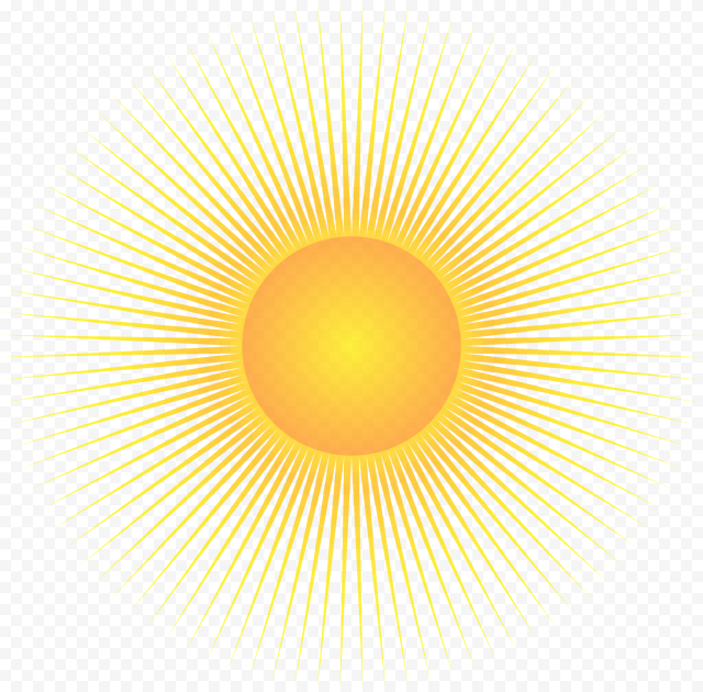The Sun   Sol Com Raios Png, Transparent Png