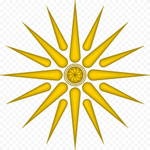 Vergina Sun   Alexander The Great Emblem, HD Png Download