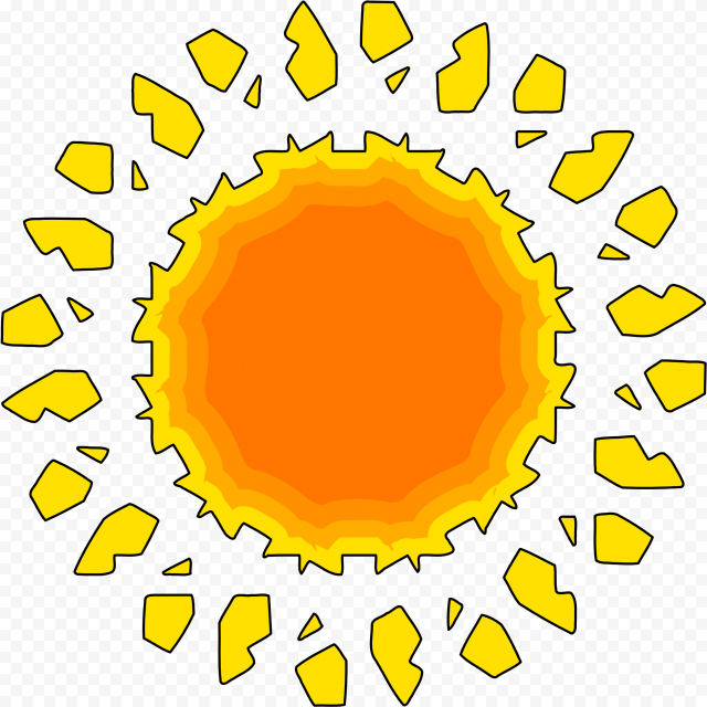 Sunshine Clipart Orange Sun   Relogio Ícones Cor De Rosa, HD Png Download