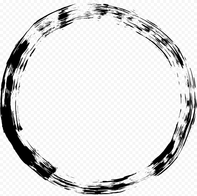 GRUNGE LINE CIRCLES PNG TRANSPARENT