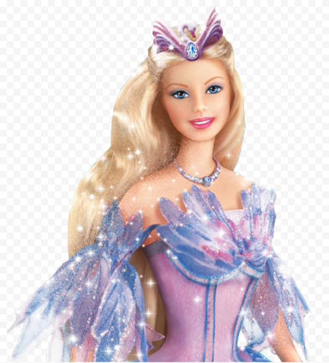 Barbie Doll Princess Smiling PNG