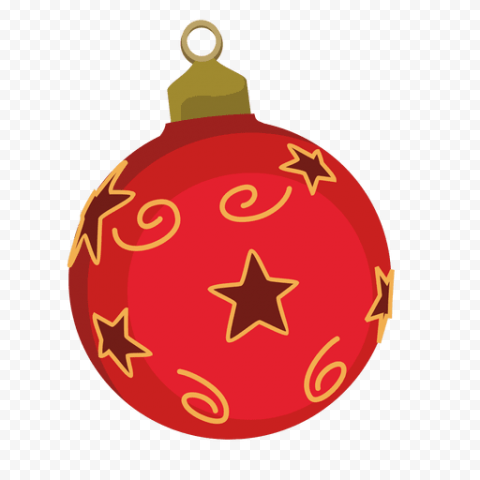 Colorful Christmas Bauble PNG Transparent Image