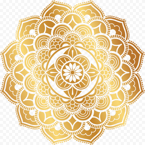 Gold mandala sticker, Motif Pattern, Gold retro pattern, gold Coin, retro, textile