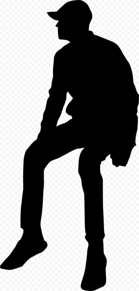 Silhouette, sitting Silhouette, monochrome, black, silhouette