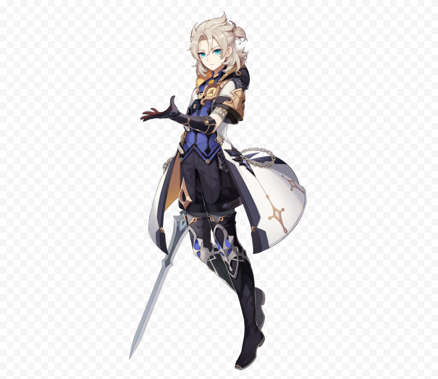 HD Albedo Character  Genshin Impact png